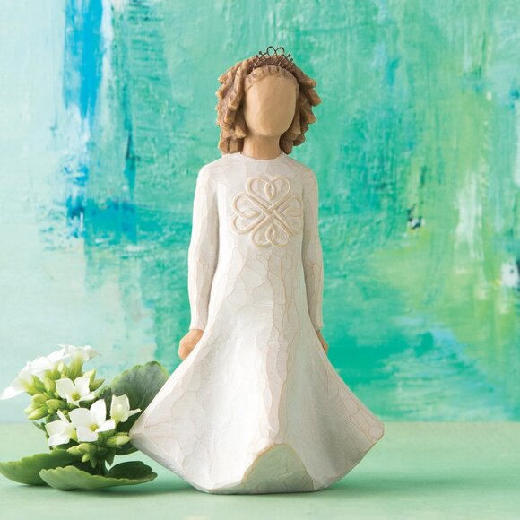 Willow Tree Other - WILLOW TREE Irish Charm Figurine Susan Lordi 2010 Luck Laughter Strength Uplift